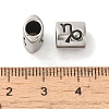 Oval with Constellation 304 Stainless Steel Beads STAS-E215-05AS-02-3