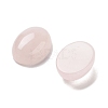 Natural Rose Quartz Cabochons G-G145-01B-38-2