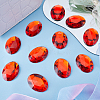 Acrylic Rhinestone Flat Back Cabochons DIY-GF0009-17A-4
