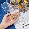 5Pcs 5 Styles Brass Toggle Clasps KK-FH0004-71-3