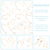 304 Stainless Steel Earring Hooks STAS-UN0001-34G-5