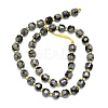 Natural Snowflake Obsidian Beads Strand G-I376-D08-01-2