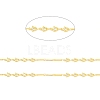 Rack Plating Brass Star & Oval Link Chains CHC-C025-10G-2
