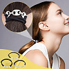 GOMAKERER 2 Sets 2 Style Rubber Band Hair Ties OHAR-GO0001-03-5