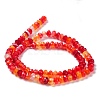 Natural Banded Agate/Striped Agate Beads Strands G-E605-A02-01E-4