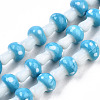 Mushroom Handmade Lampwork Beads Strands LAMP-R116-22-3