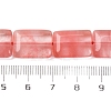 Cherry Quartz Glass Beads Strands G-L605-E02-01-5