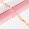 Transparent Glass Beads Strand GLAA-F112-04I-2