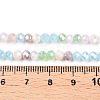 Electroplate Glass Beads Strands GLAA-T023-B16-02-4