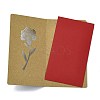 Kraft Paper Greeting Cards AJEW-L093-01B-3