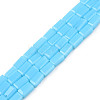 Opaque Solid Color Glass Beads Strands GLAA-N052-03-A17-1