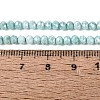 Anti-Tarnish Dyed Rondelle Glass Beads Strands LS-EGLA-T021-3mm-17-06-4