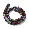 Synthetic Gemstone Dyed Beads Strands G-P507-03B-06-3