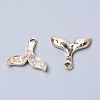 Alloy Rhinestone Pendants ALRI-WH0002-48LG-1