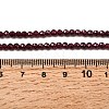 Natural Garnet Beads Strands X-G-I341-09B-01-4
