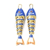 Rack Plating Brass Pendants KK-A268-05G-C06-2