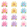 20pcs Opaque Resin Cabochons RESI-TADJ0001-08B-1