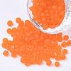 12/0 Frosted Round Glass Seed Beads X-SEED-A008-2mm-M9-1