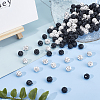   200Pcs 2 Colors Handmade Polymer Clay Rhinestone Beads CLAY-PH0001-78-4