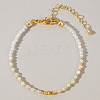 Bohemian Style Natural Moonstone Round Beaded Bracelets for Women CA1141-2-1