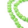 Natural Mashan Jade Round Beads Strands X-G-D263-6mm-XS17-2