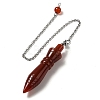 Mixed Natural Gemstone Pointed Dowsing Pendulums G-F758-F-P-2