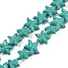 Synthetic Coral Dyed Carved Beads Strands CORA-K009-06B-07-1