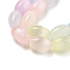 Macaron Color Natural Selenite Beads Strands X1-G-B102-A01-01-3