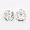 Tibetan Style Wavy Spacer Beads TIBEP-A11067-S-LF-1