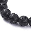 Natural Lava Rock Beads Stretch Bracelets BJEW-G623-02-8mm-2