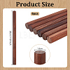 Waxed Round Wooden Sticks WOOD-OC0004-42B-2