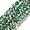Synthetic Moonstone Beads Strands G-P528-J01-01-1