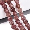 Natural Strawberry Quartz Beads Strands G-Q608-08A-07-1