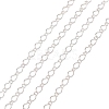 Silver Color Plated Iron Handmade Chains Figaro Chains Mother-Son Chains CHSM023Y-S-1