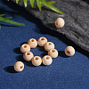 Natural Unfinished Wood Beads WOOD-Q008-4mm-LF-4