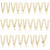 304 Stainless Steel Charm Anklets Sets AJEW-AN00305-1