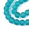 Baking Paint Transparent Glass Bead Strands X-GLAA-S031-10mm-37-3