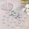 Brass Finger Ring/Brooch Sieve Findings KK-SC0002-65-7