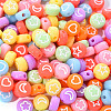 Opaque Acrylic Beads MACR-YW0001-18G-3