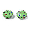 Polymer Clay Rhinestone Beads RB-S056-27J-3