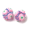 Glass Enamel Beads GLAA-C038-01I-3