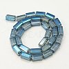Electroplate Glass Beads EGLA-J023-12x6mm-WLS05-2