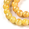 Natural Mashan Jade Beads Strands G-A255-A01-04D-3