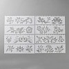 Plastic Drawing Stencil DIY-WH20001-12A-1