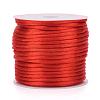 Nylon Satin Rattail Cords NWIR-L006-1mm-04-1
