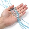 Opaque Glass Beads Strands GLAA-P001-04A-03-5