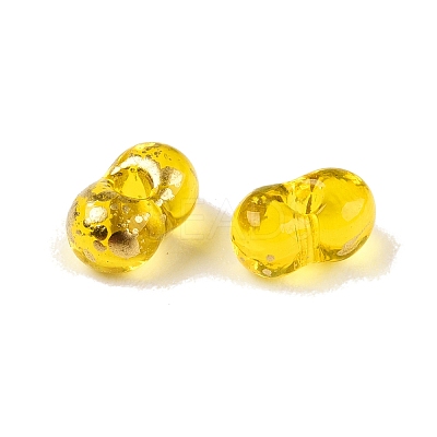 Picasso Spray Painted Glass Seed Beads SEED-T006-04A-1