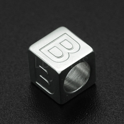 Non-Tarnish 201 Stainless Steel European Beads STAS-N090-LA062-B-1