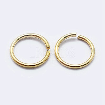 925 Sterling Silver Saw Cut Open Jump Rings STER-F036-02G-1x7mm-1