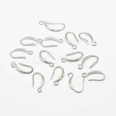Brass Earring Hooks KK-F714-06S-1